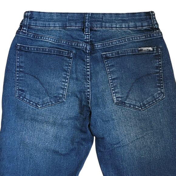 Joes Jeans Girls Sz 14 CPSIA Straight Leg Blue Denim Casual School Basic Dark - Picture 4 of 7